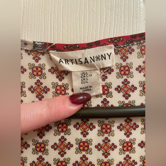 Abstract Dressy Tank - Picture 3 of 3